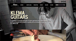 Desktop Screenshot of klemaguitars.com